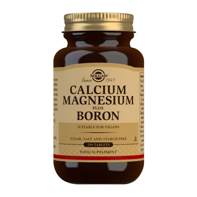 Solgar Calcium Magnesium Plus Bore 250 Comprimés