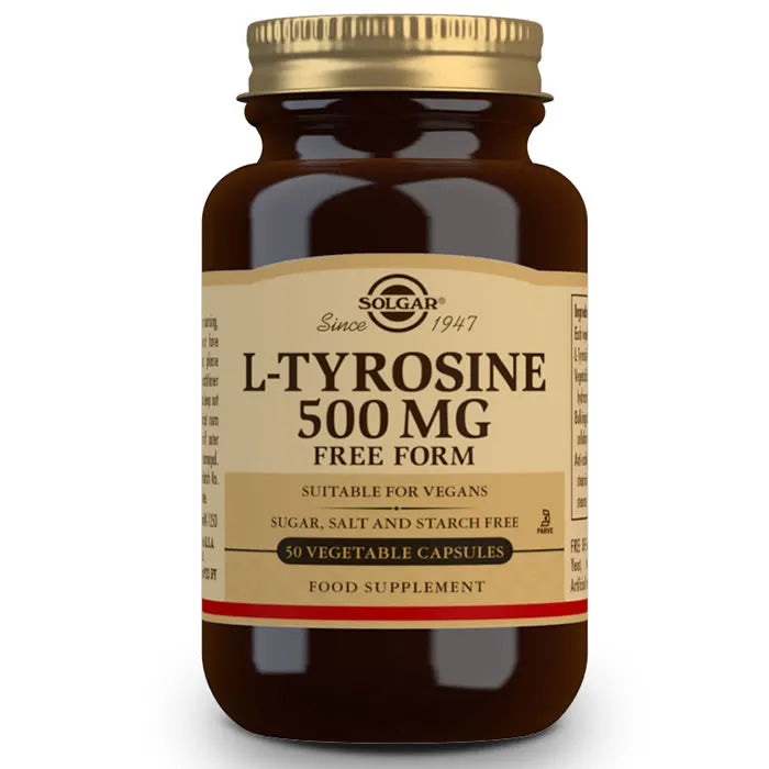 Solgar L-Tyrosine 500mg 50 Gélules
