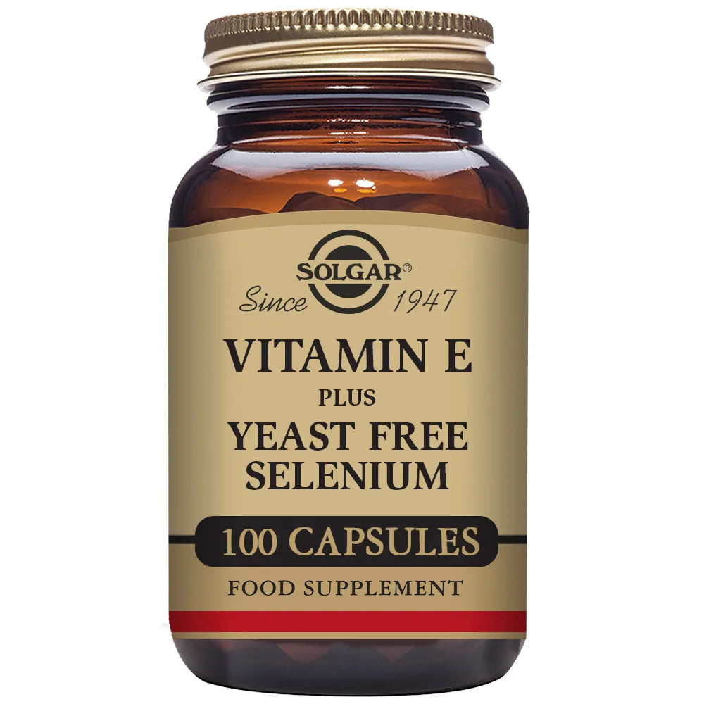 Solgar Vitamine E Avec Sélénium 100 Gélules