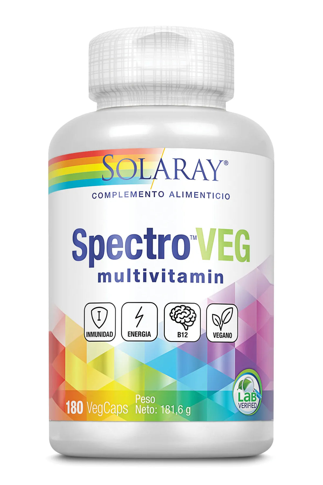Solaray Spectro Vegetarian 180 Vcaps