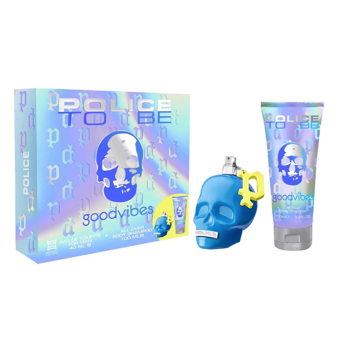 Police to Be Goodvibes Eau De Toilette For Men Champu y Gel