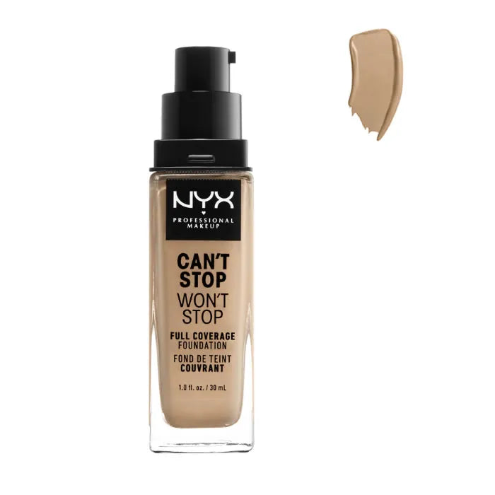 Nyx Can´t Stop Won´t Stop Full Coverage Foundation Soft Beige
