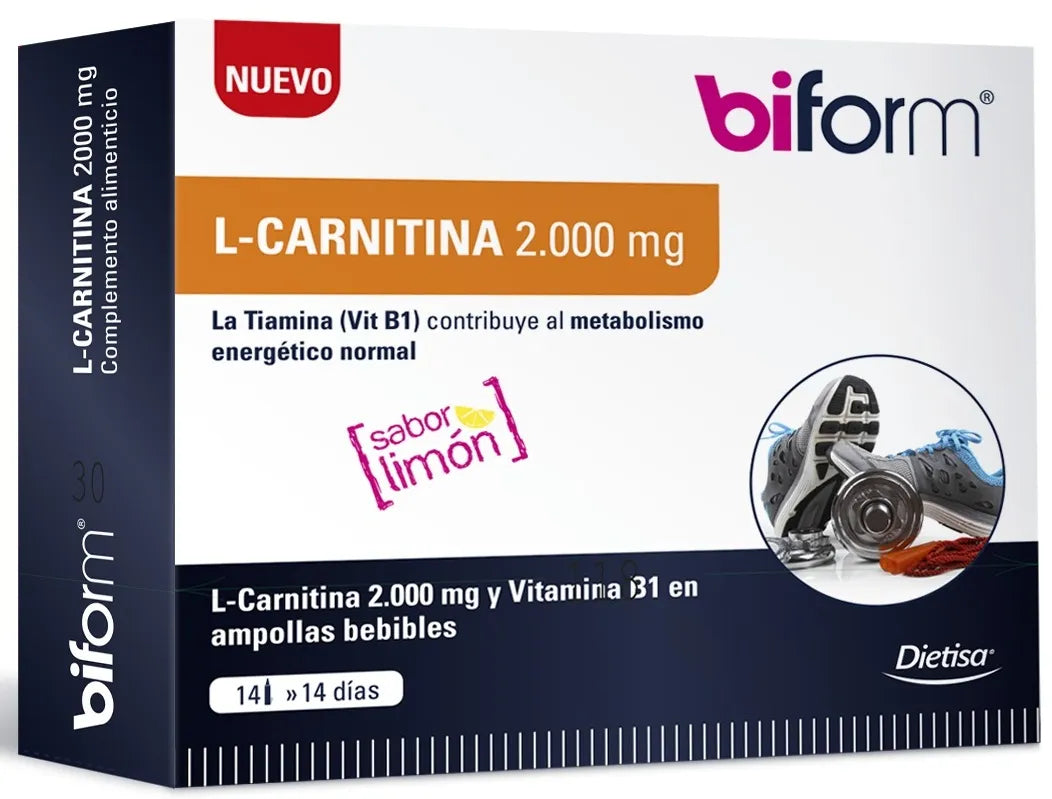 Biform L Carnitina 2000 Mg 14 Viales X