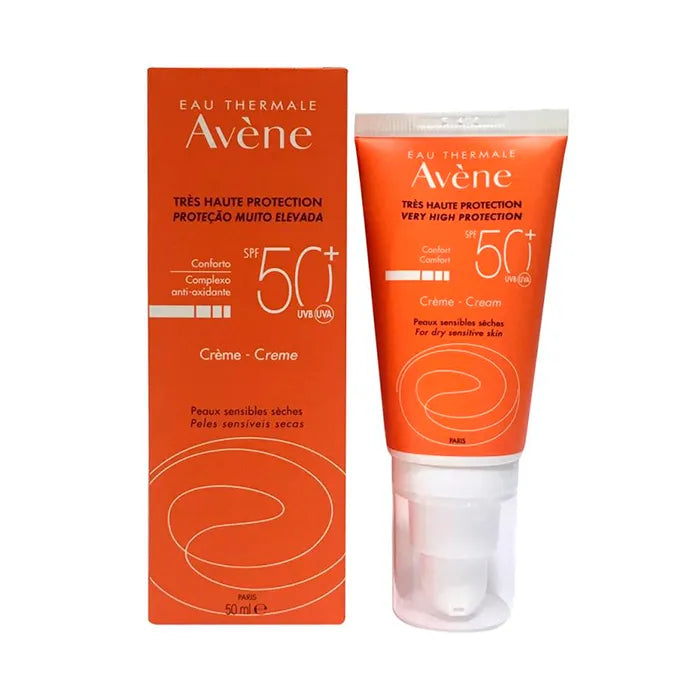 Avène Avéne Crème Visage SPF50+ Peau Sèche et Sensible