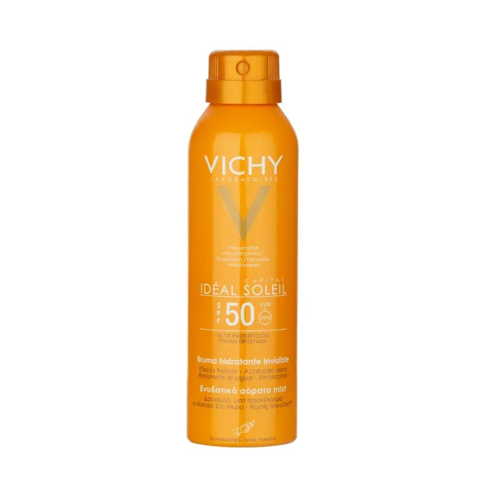 Vichy Ideal Soleil Brume hydratante Invisible Spf50