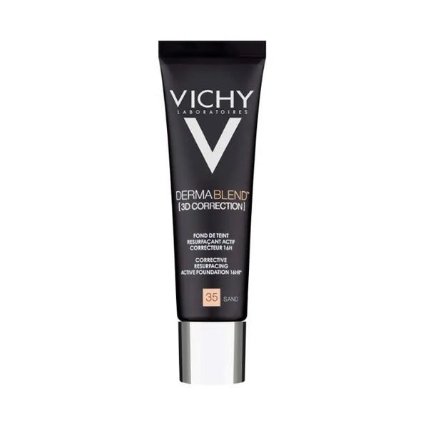 Vichy Dermablend 3D Correction Fond De Teint Peaux Grasses 35 Sand 30ml - Batty Beauty