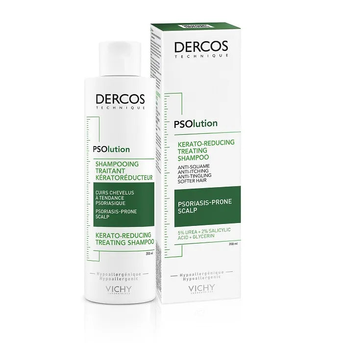 Vichy Dercos Psolution Shampoo Keratoreducing Treatment