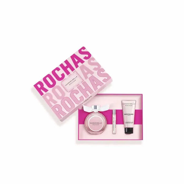 Rochas Mademoiselle Eau De Parfum Vaporisateur 90ml Coffet 3 Produits - ROCHAS
