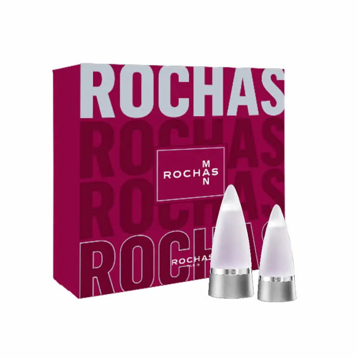 Rochas Man Eau De Toilette Vaporisateur 100ml Coffret 2 Produits