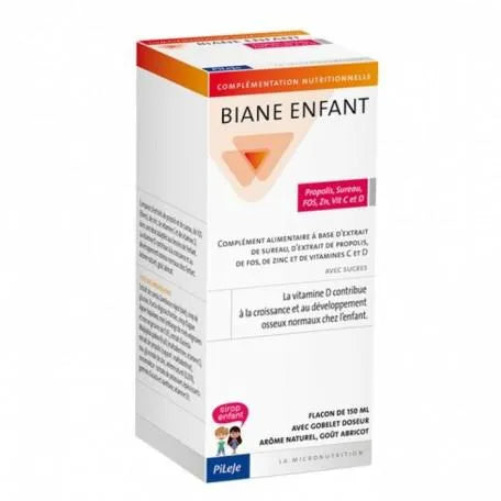 Johnson&Johnson Johnson and Johnson Pileje Biane Enfant Enfant Propolis Aîné 150 Millilitres Avec De La Vitamine D Qui Contribue À La Croissanc