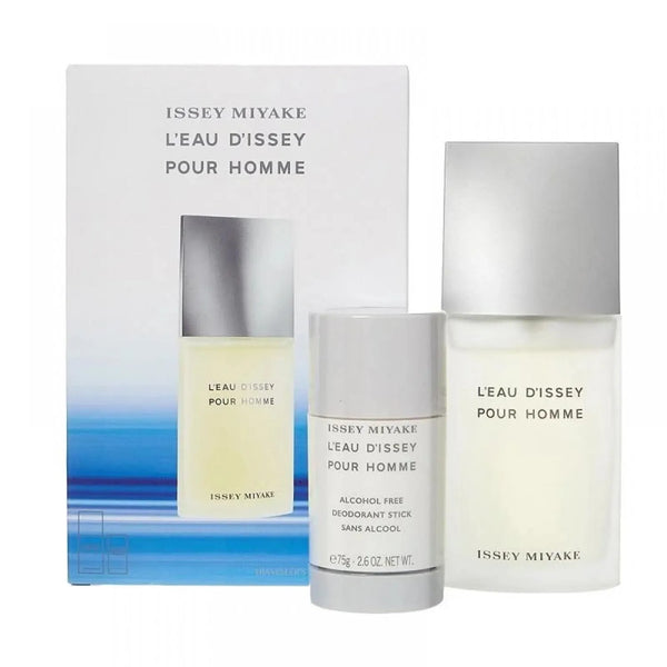 Issey Miyake L'eau D'issey Eau De Toilette Pour Homme 75ml Spray Desodorante Stick Sin Alcohol 75g - ISSEY MIYAKE