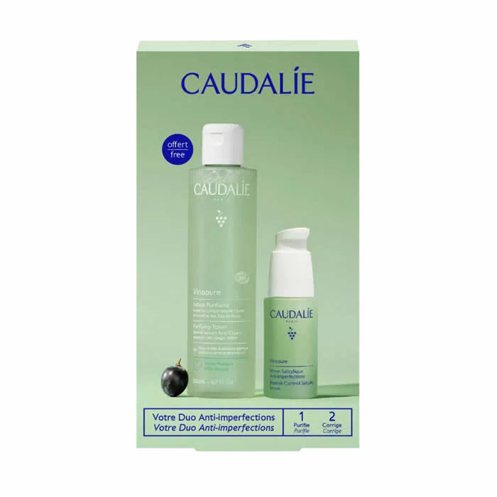 Caudalie Vinopure Serum Salycique Anti Imperfections Coffret 2 Produits