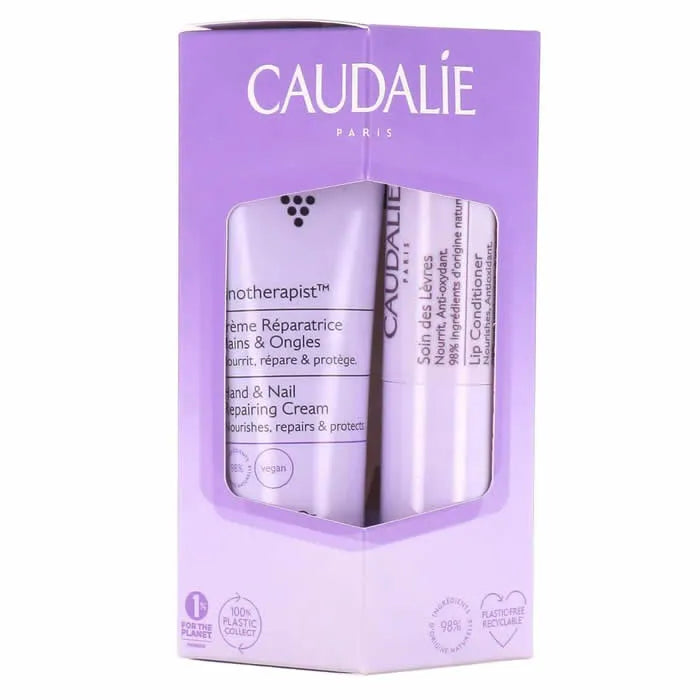Caudalie Vinotherapist Crème Réparatrice Mains et Ongles + Soin des Lèvres
