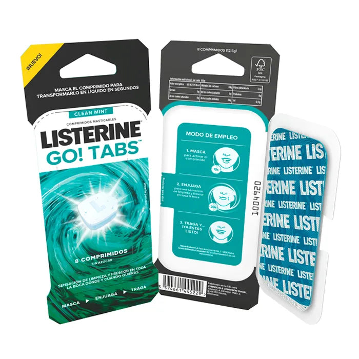 Listerine Enjuague Listerine Go Tabs