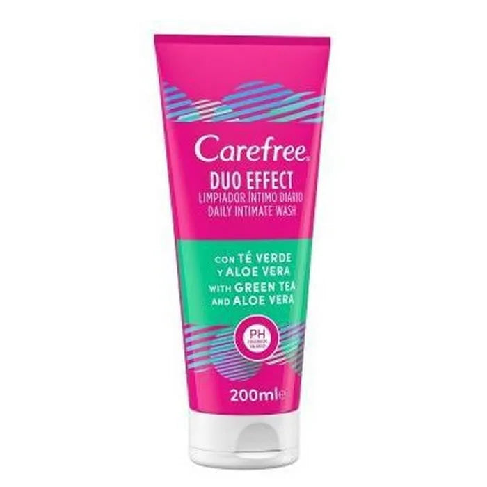 Carefree Duo Effect Intimate Cleanser Green Tea & Aloe Vera