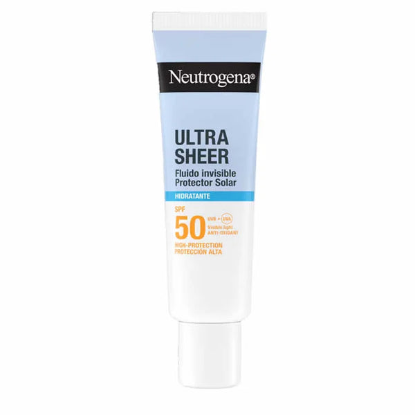 Neutrogena Ultra Sheer Invisible Fluid Sunscreen Moisturizing Spf50 50ml - Batty Beauty