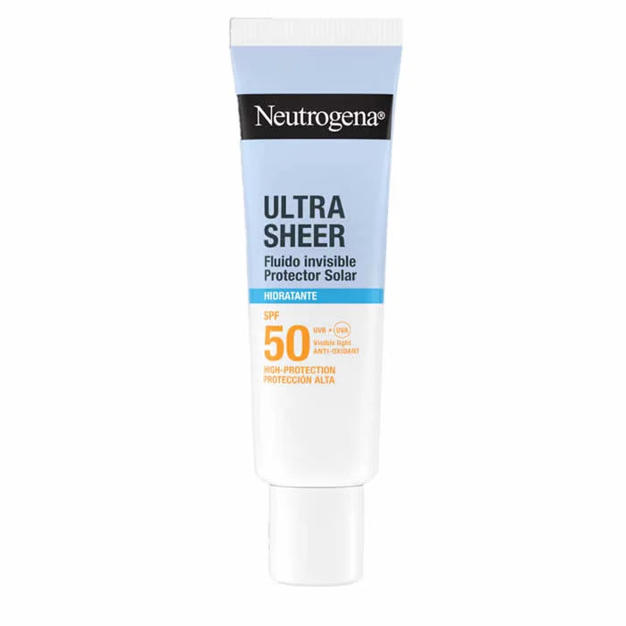 Neutrogena Ultra Sheer Invisible Fluid Sunscreen Moisturizing Spf50