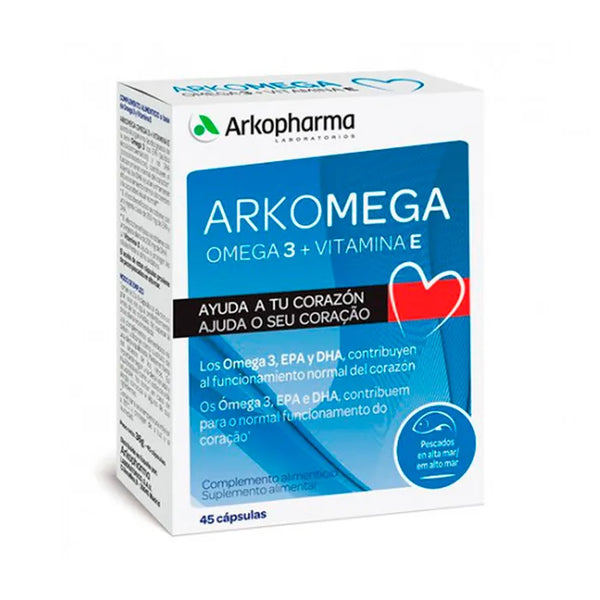 Arkopharma Arkomega Omega 3 45 Capsules - Batty Beauty