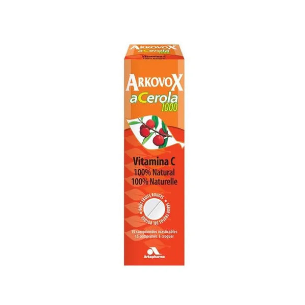 Arkopharma Arkovox Acerola 1000 15 comprimés à croquer - Batty Beauty