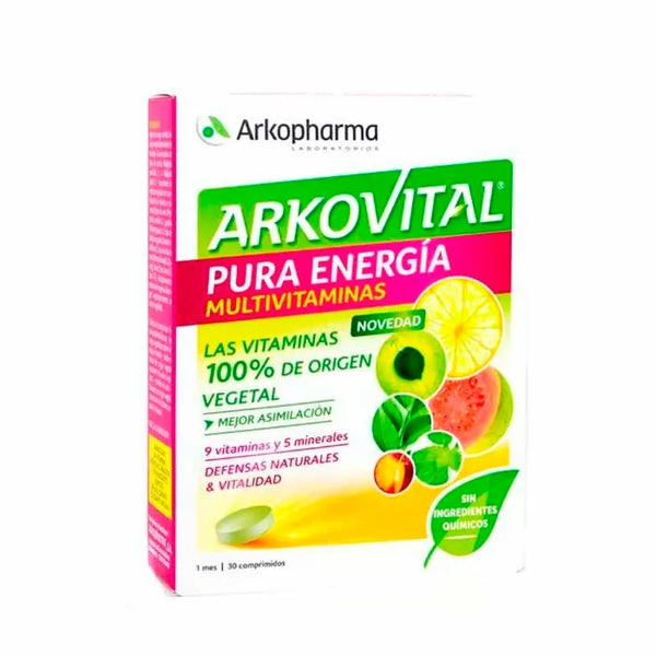 Arkopharma Arkovital Pure Multivitamins 30 Comprimés - Batty Beauty