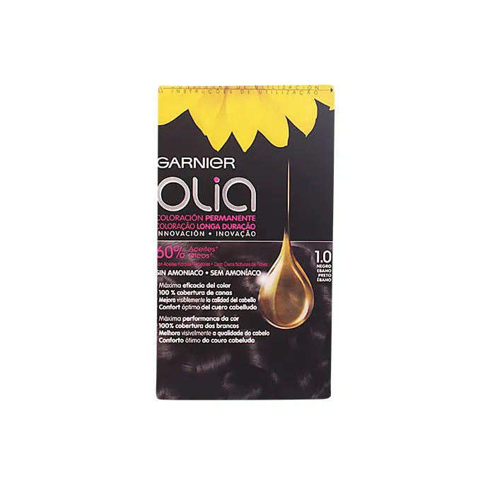 Garnier Olia Permanent Coloring 1,0 Ébène Noir