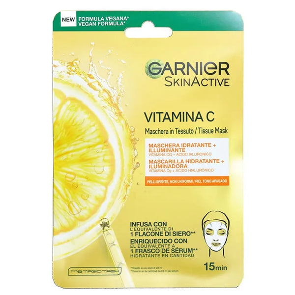 Garnier SkinActive Vitamina C Moisturising and Illuminating Mask 1 Unité - Batty Beauty