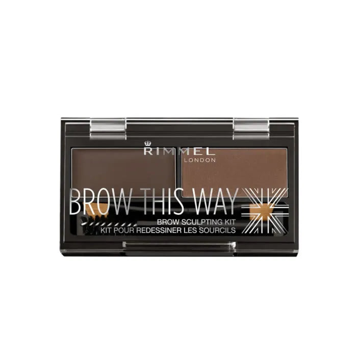 Rimmel London Rimmel Brow This Way Eyebrow Sculpting Kit 003 Dark Brown