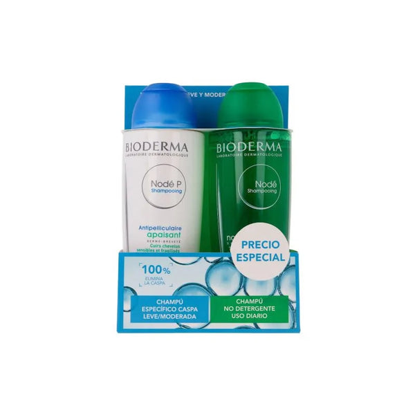 Bioderma Nodé Shampoing Antipelliculaire Doux Coffret 2 Piéces 400ml - Batty Beauty