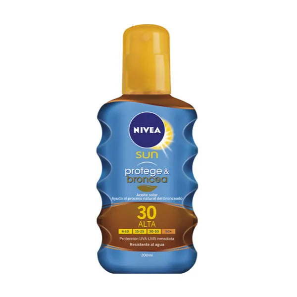 Nivea Sun Huile Sèche Protect And Bronze Spf30