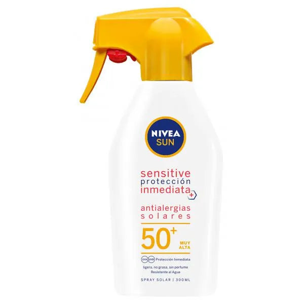 Nivea Br Nivea Sensitive F50 Pistola 270 Antialergias Solares