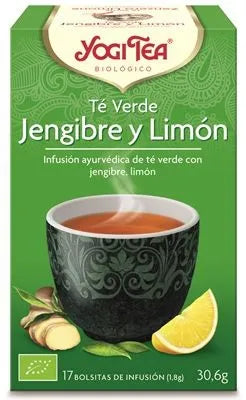 Yogi Tea Te Verde Jengibre y Limon