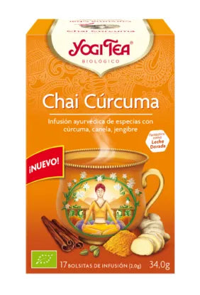 Yogi Tea Chai Curcuma 17 Bolsitas X
