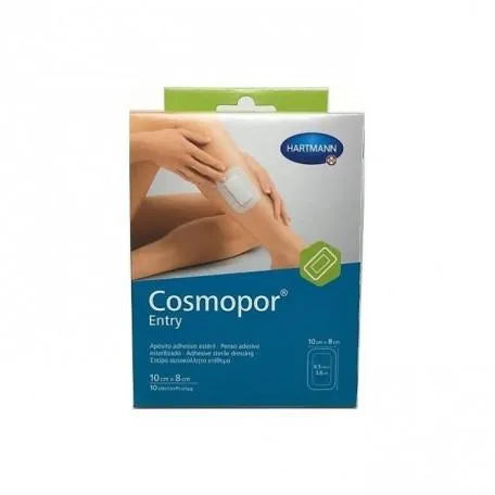 Hartmann Cosmopor Entry Adhesive Dressing 10 X 8 Cm 10 Units Hartmann
