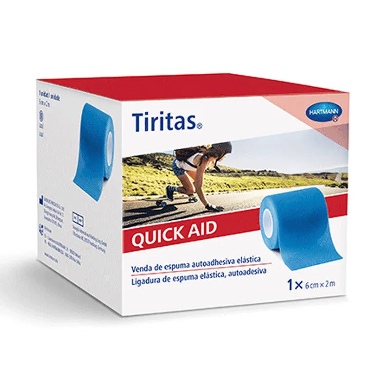 Hartmann Pansements Quick Aid 6cm x 2m Bleu
