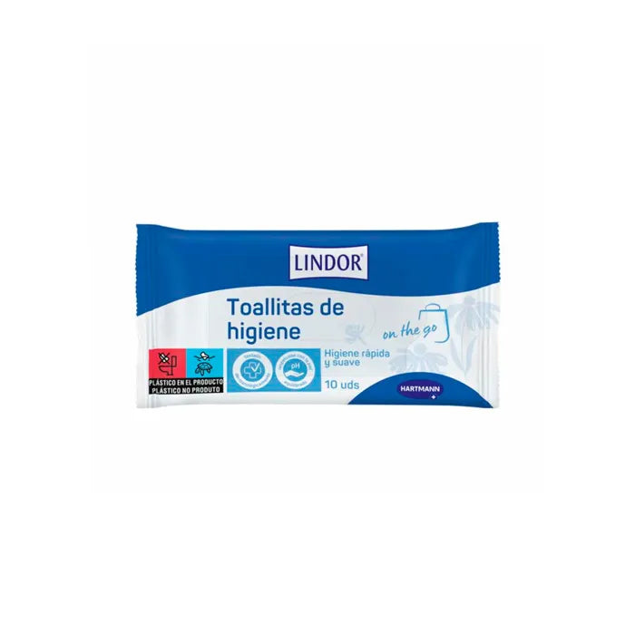 Hartmann Lindor Lingettes Humides 10 Unités