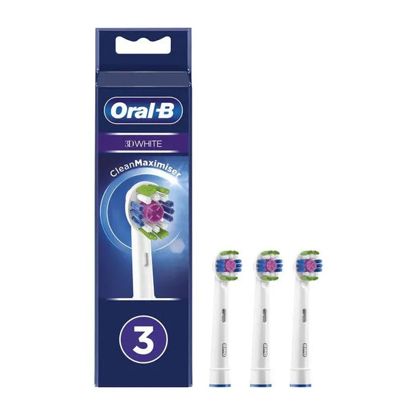 Oral-B 3D White Replacement Brush Head 3 pcs. - Batty Beauty