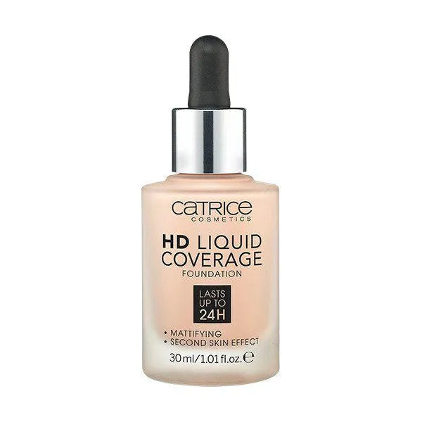 Catrice Hd Liquid Coverage Foundation Lasts Up to 24h 020-Rose Beige 30ml - Batty Beauty