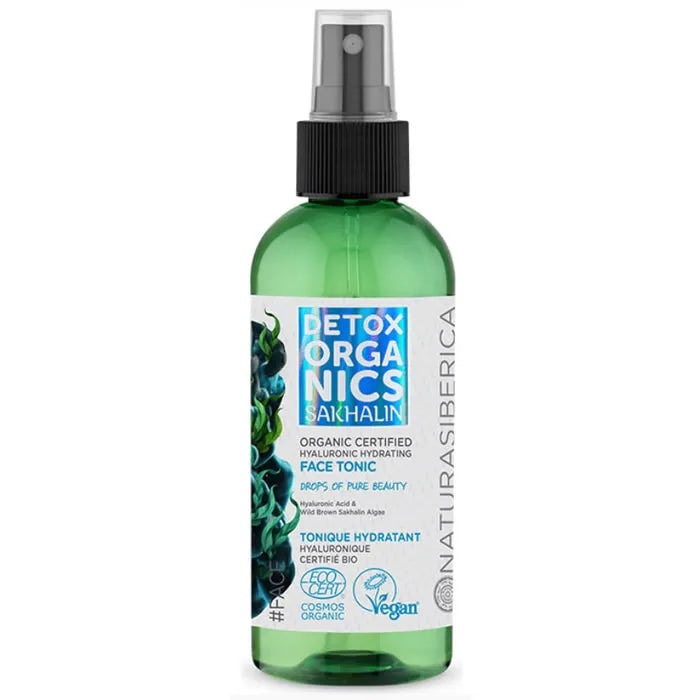 Natura Siberica Sakhalin Organic Certified Hyaluronic Hydrating Face Tonic