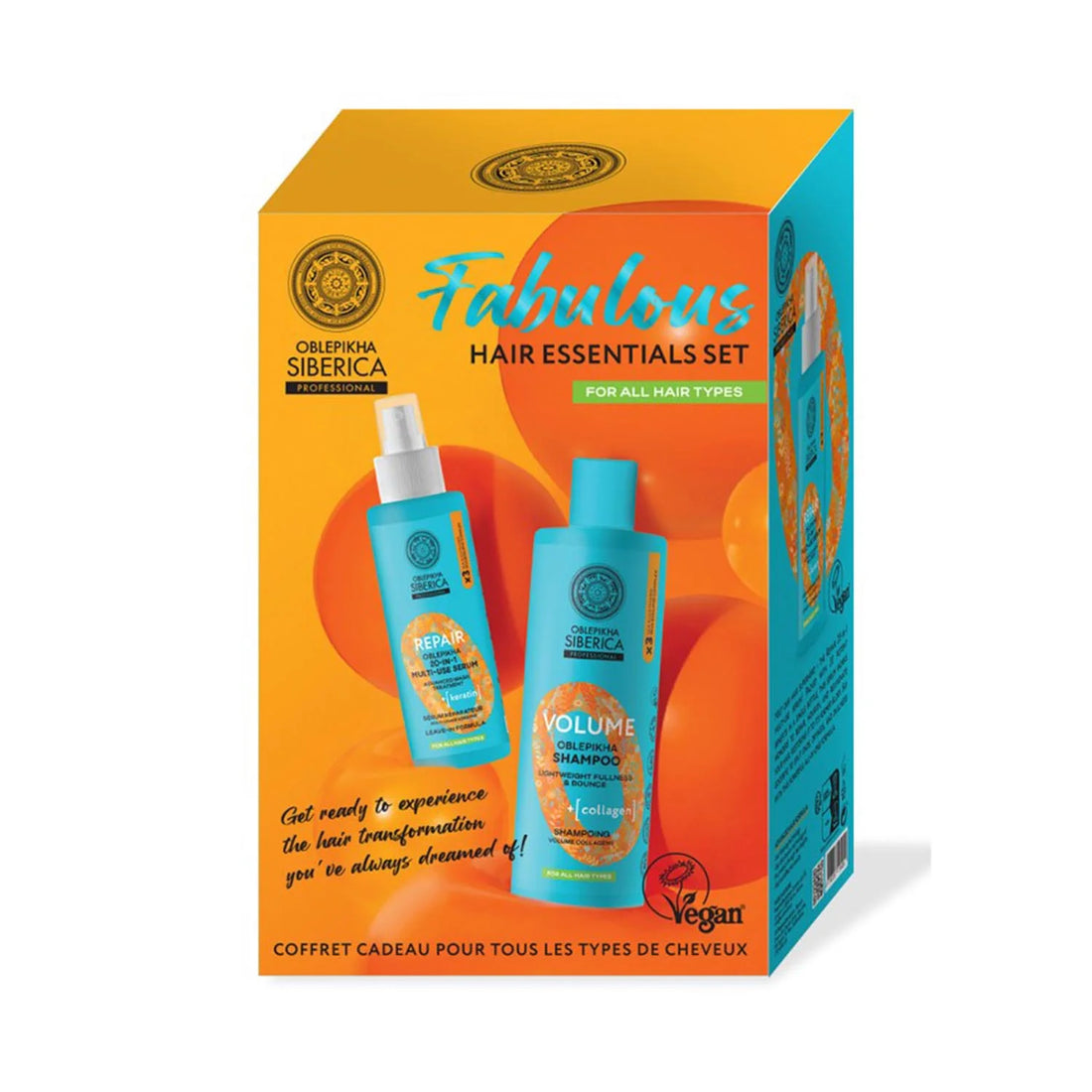Natura Siberica Volume Repair Coffret Champu Todo Tipo De Cabello Acondicionador