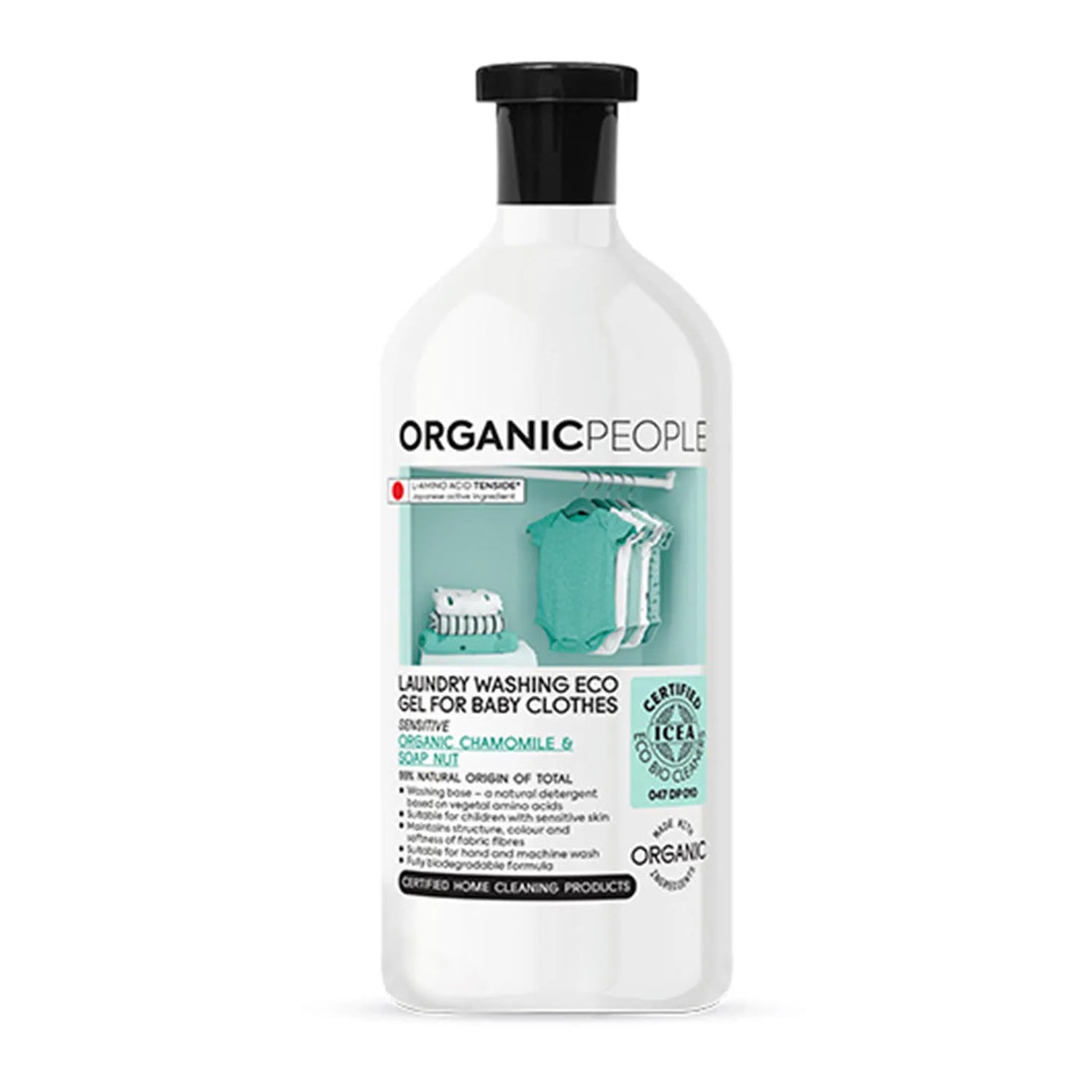 Organic People For Baby Clothes Chamomile y Soap Nut Laundry Washing Eco Gel