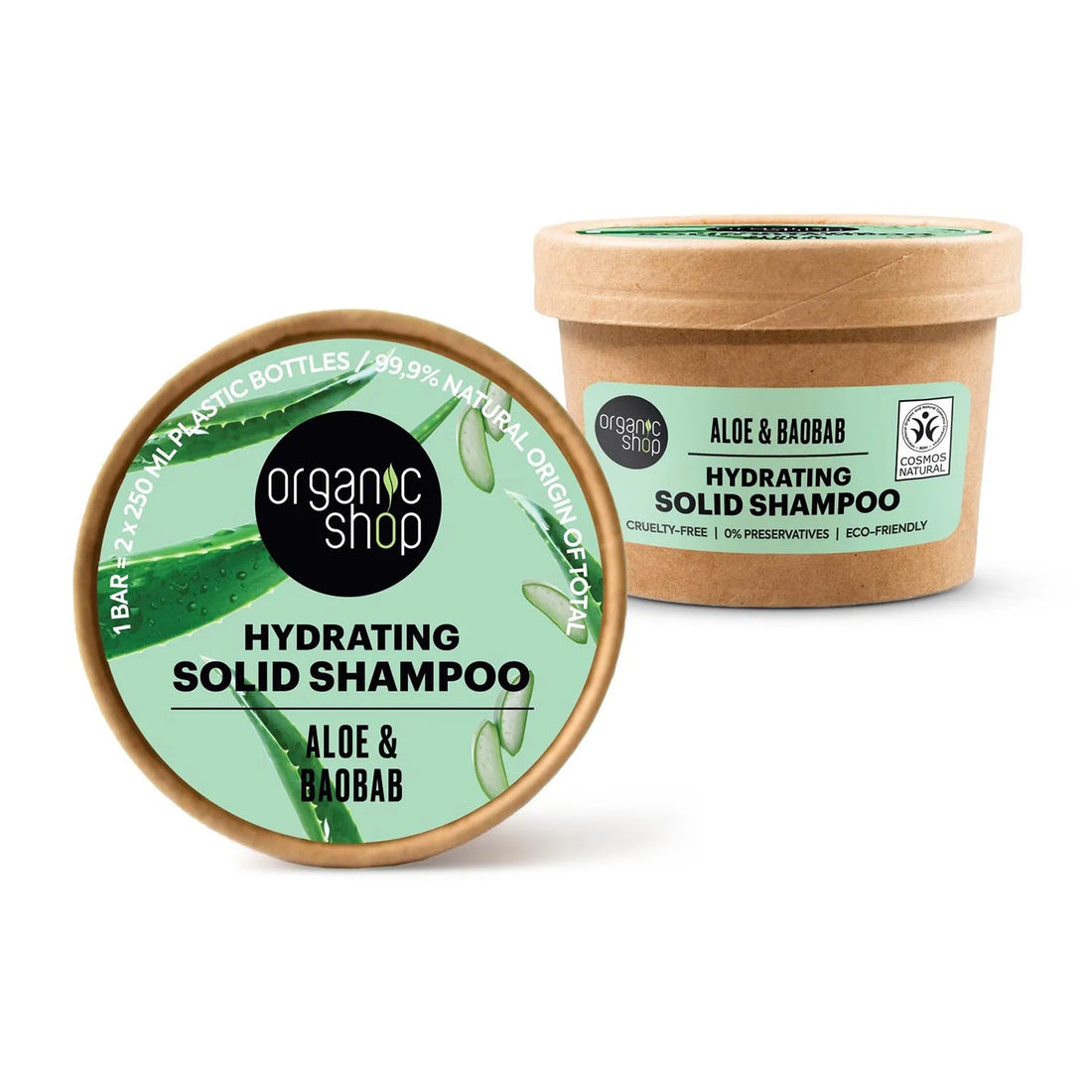 Organic Shop Aloe Champu Solido Hydratante