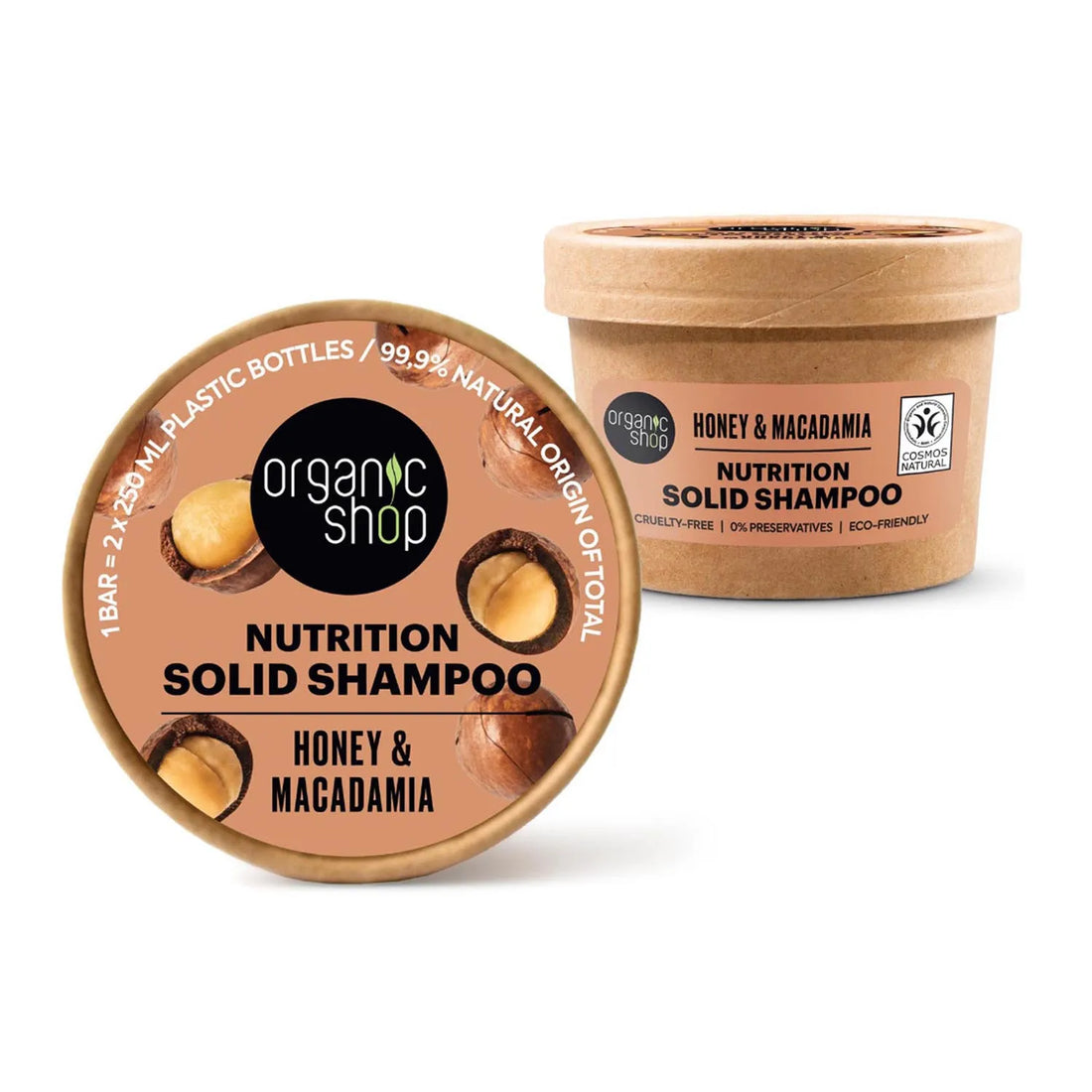 Organic Shop Honey Champu Solido Nutrition
