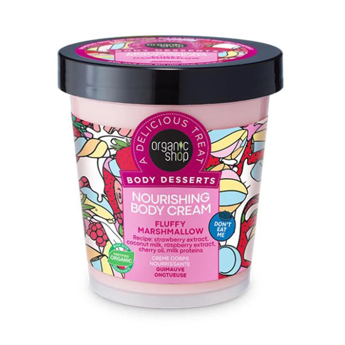 Organic Shop Fluffy Marshmallow Crema Corporal Nutritiva