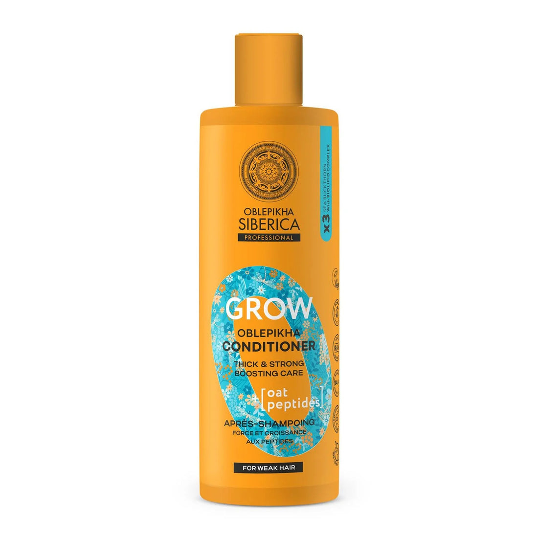 Natura Siberica Oblepikha Grow Peptides Acondicionador Cabello Debil