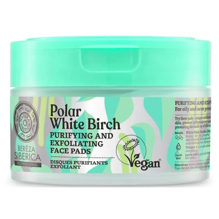 Natura Siberica Disques Purifiants Exfoliants 20 Unité