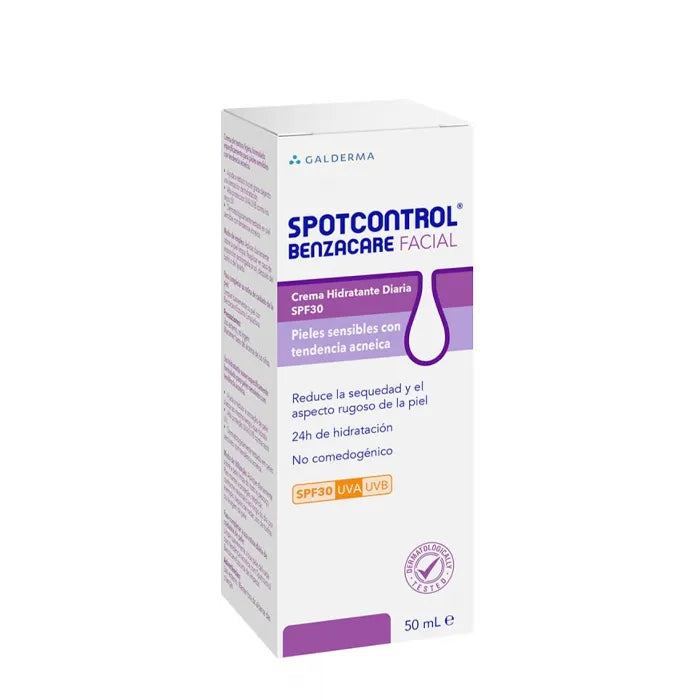 Benzacare Spotcontrol Crème Hydratante pour le Visage Spf30