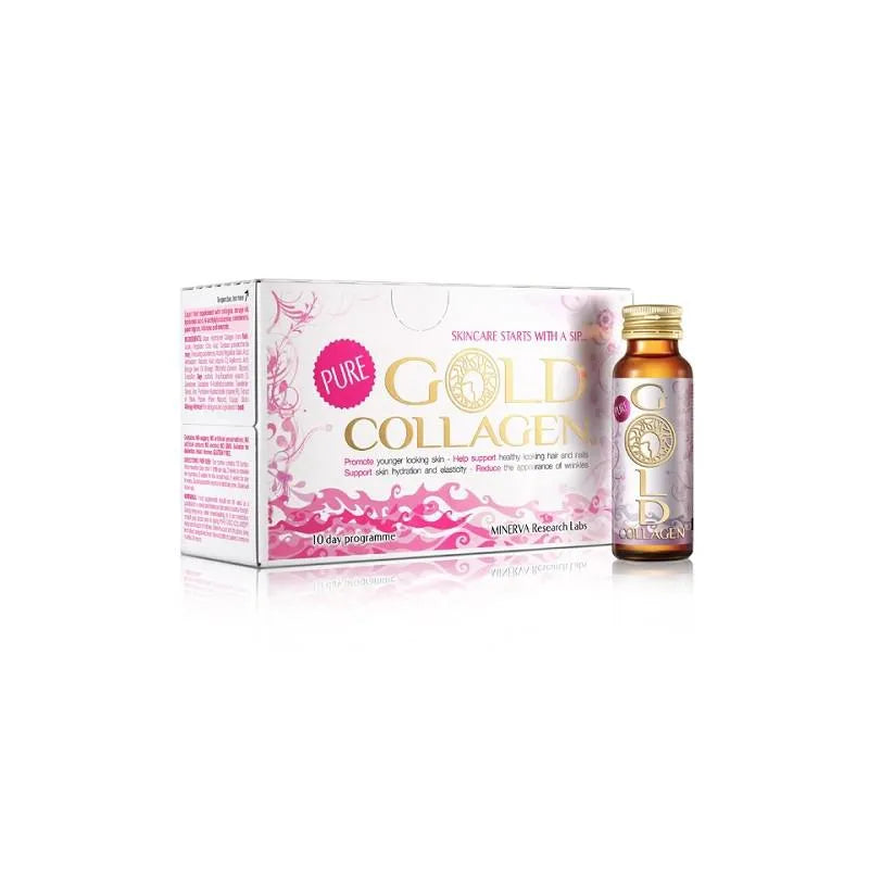 Gold Collagen Minerva Pure Gold Collagen 10 Bouteilles