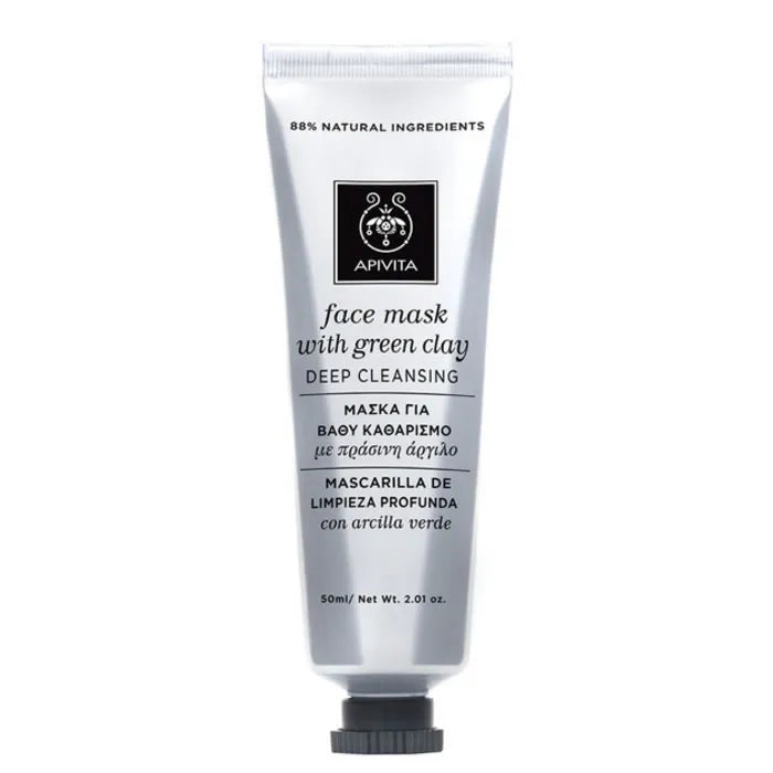 Apivita Deep Cleansing Face Mask With Green Clay