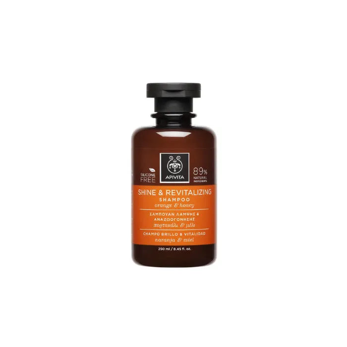 Apivita Shine And Revitalizing Shampoo With Orange And Honey