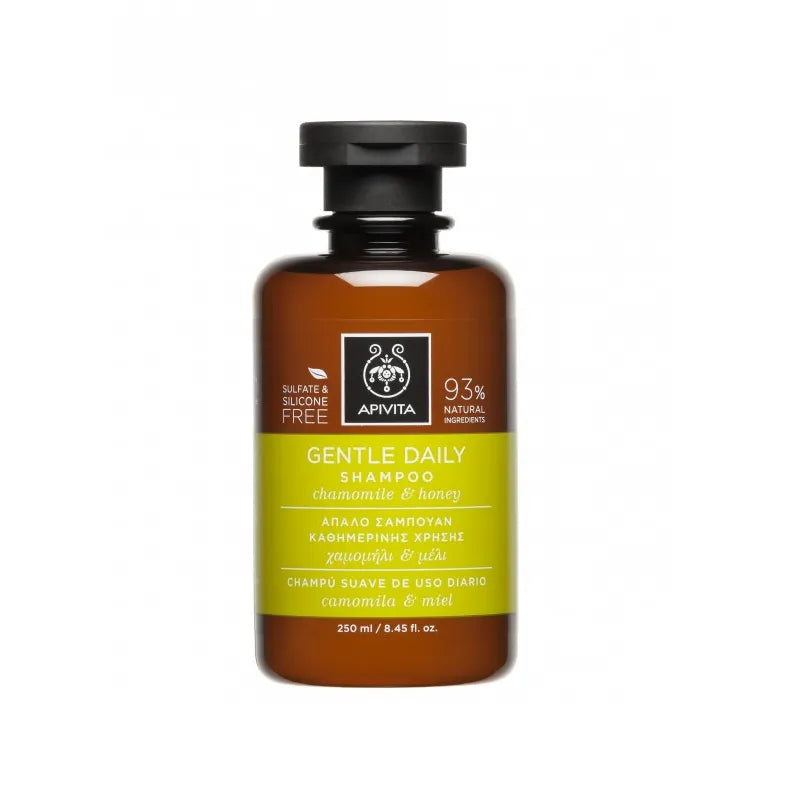 Apivita Shampoo For Frequent Use With Chamomile And Honey